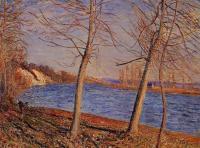 Sisley, Alfred - Riverbank at Veneux